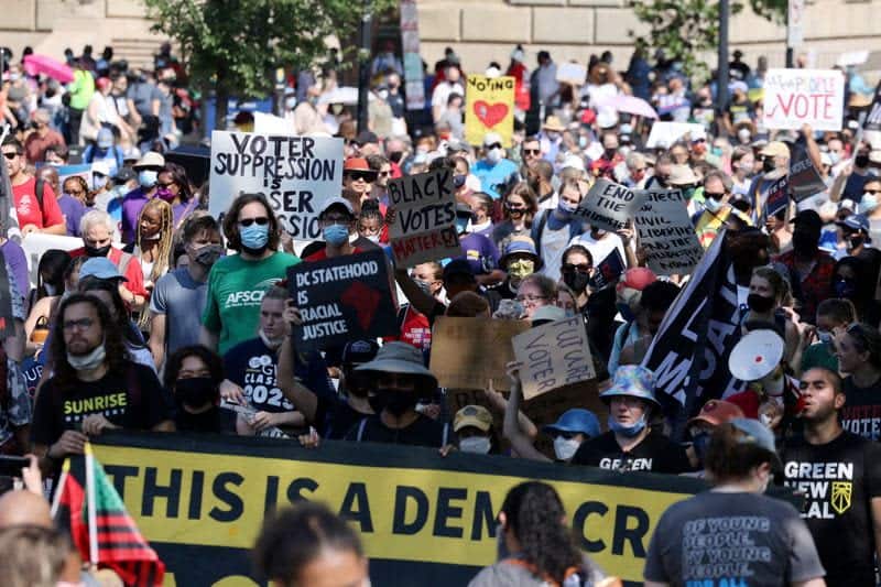 Thousands March In Washington, U.s. Cities For Voting Rights 3 462473 462473 origin 1 2