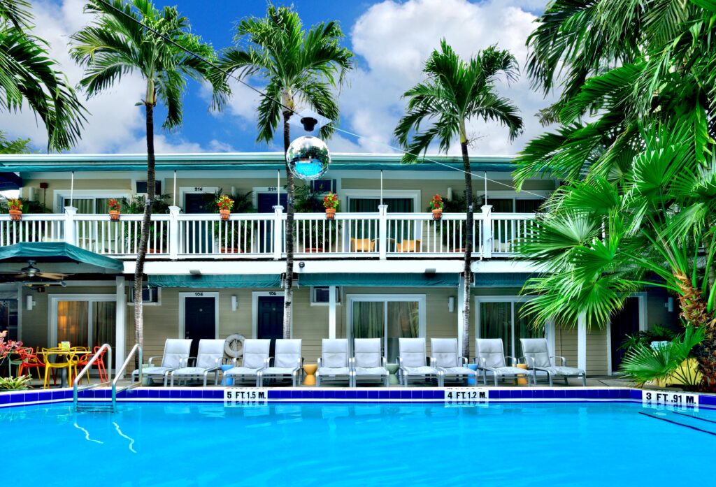 Visiting Island House: Beyond The Beds, Boys And Booze At Key West'S Gay Paradise 2 Poolside rooms at Island House in Key West.