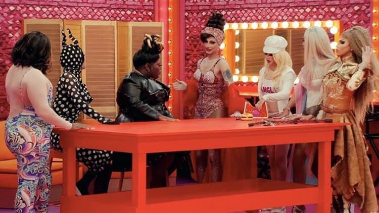 'Rupaul'S Drag Race' Season 14 Premiere Comes Down To Two Sloppy Bottoms 2 drag race 14 table
