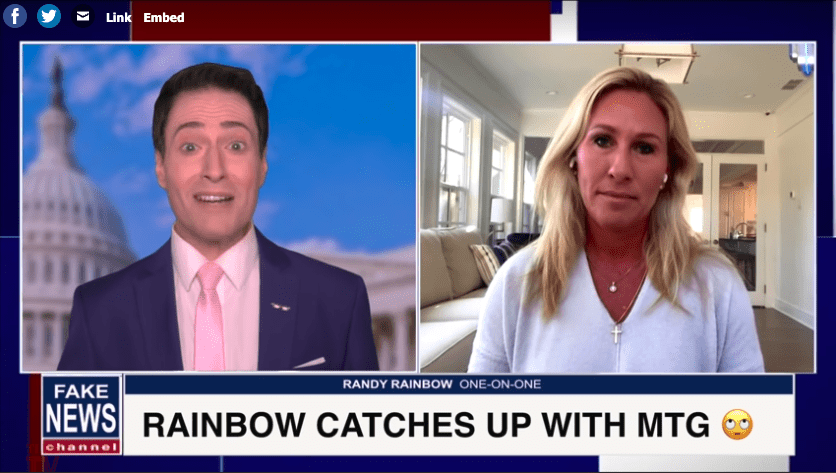 Randy Rainbow Coins 'Qaren' In &Quot;Gurl, You'Re A Karen&Quot;; Parodies Out-Of-Control Legislators To Tune Of Little Shop Of Horrors' &Quot;Dentist&Quot;: Watch 1 Screen Shot 2022 03 16 at 7.15.50 PM