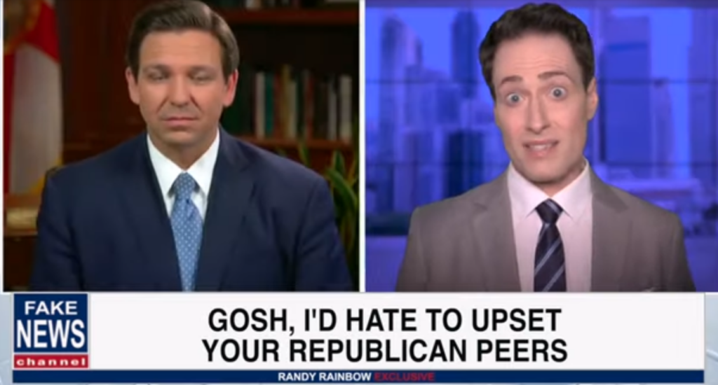 How Gay? Randy Rainbow Gay. New Song &Quot;Gay!&Quot; Lists The Ways He'S So Gay Just As Ron Desantis' Don'T Say Gay Bill Becomes Law #Saygay 4 Screen Shot 2022 04 04 at 2.07.47 PM